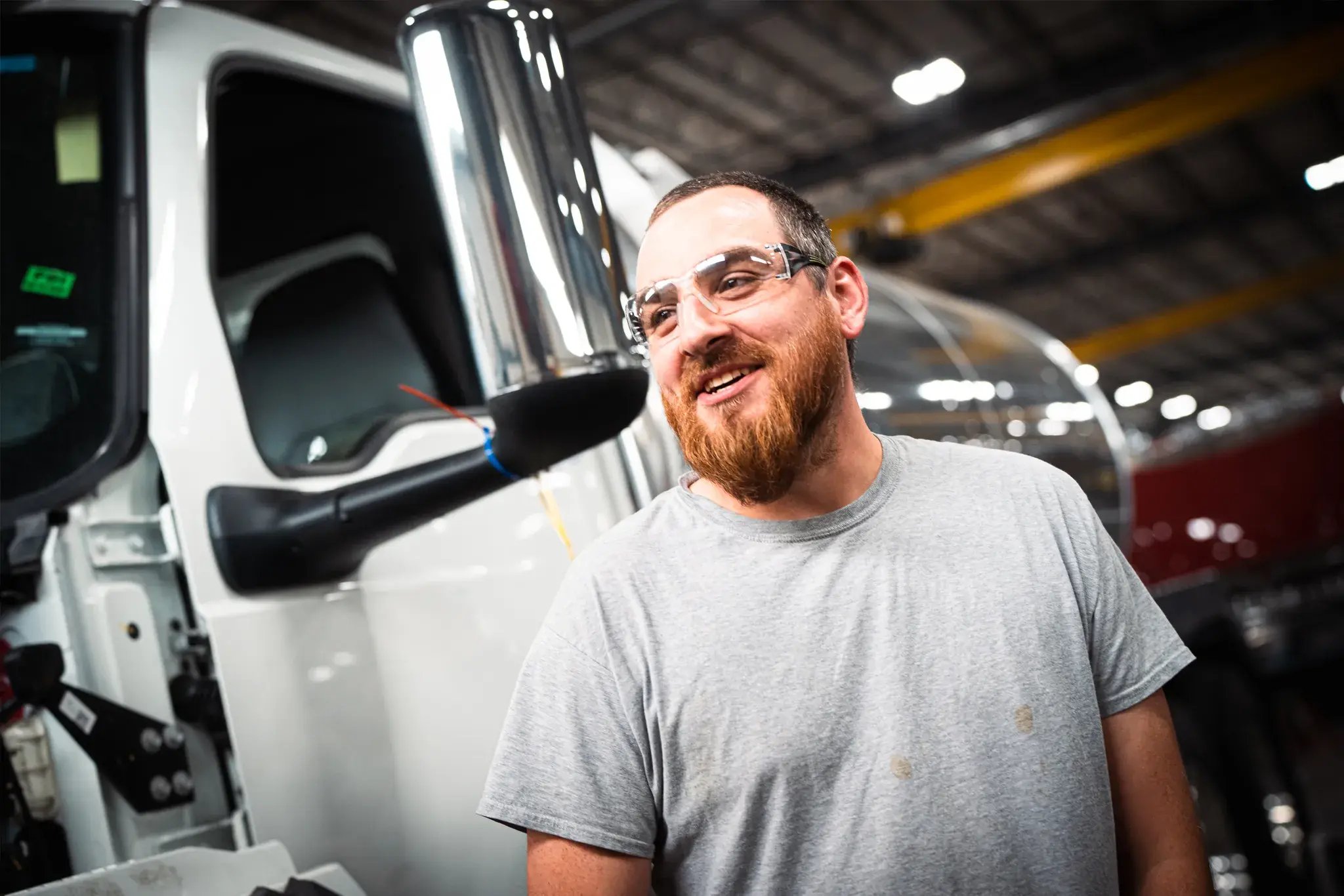 guy standing by truck